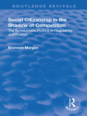 cover image of Social Citizenship in the Shadow of Competition